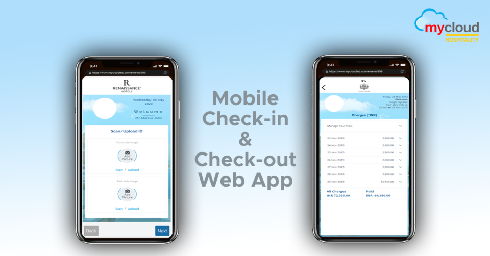 screenshot of mycloud PMS